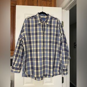 Pendleton Men’s XL Plaid vintage long sleeved casual dress shirt